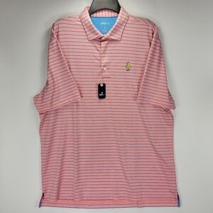 Johnnie-O Atlantic City NJ Country Club Newton Stripe Polo Shirt Men XL JMPO4190